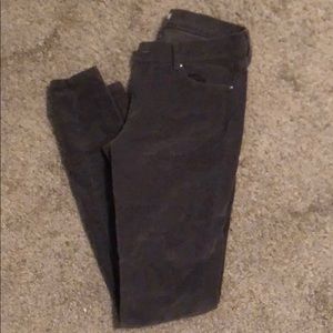 Gray corduroy pants